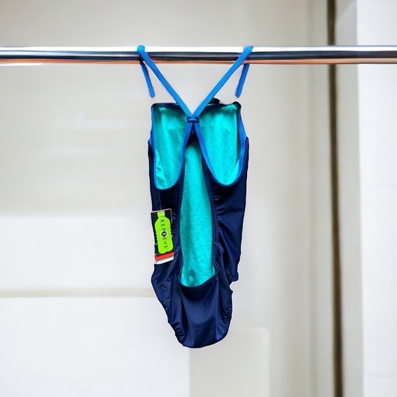 🌻NEW w/tags Speedo Eco ProLT Black Flyback Performance Racing Swimsuit  4/30 - Picture 5 of 8